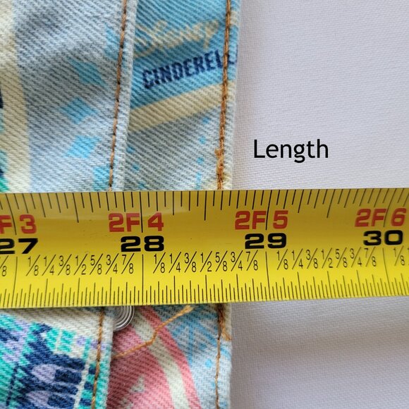 NWT - Castles of Disney Parks D23 Postage Stamps Denim Jacket (Size 2X) - Picture 15 of 16